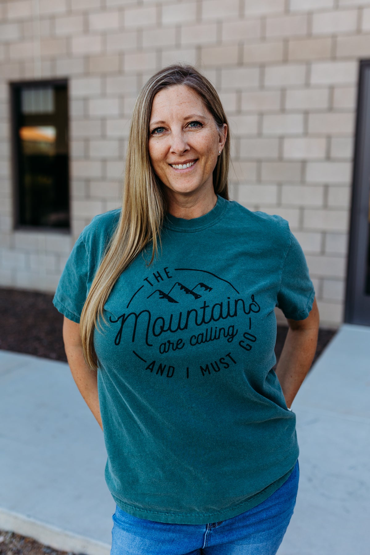 Mountains are Calling and I Must Go (Simple) Tee