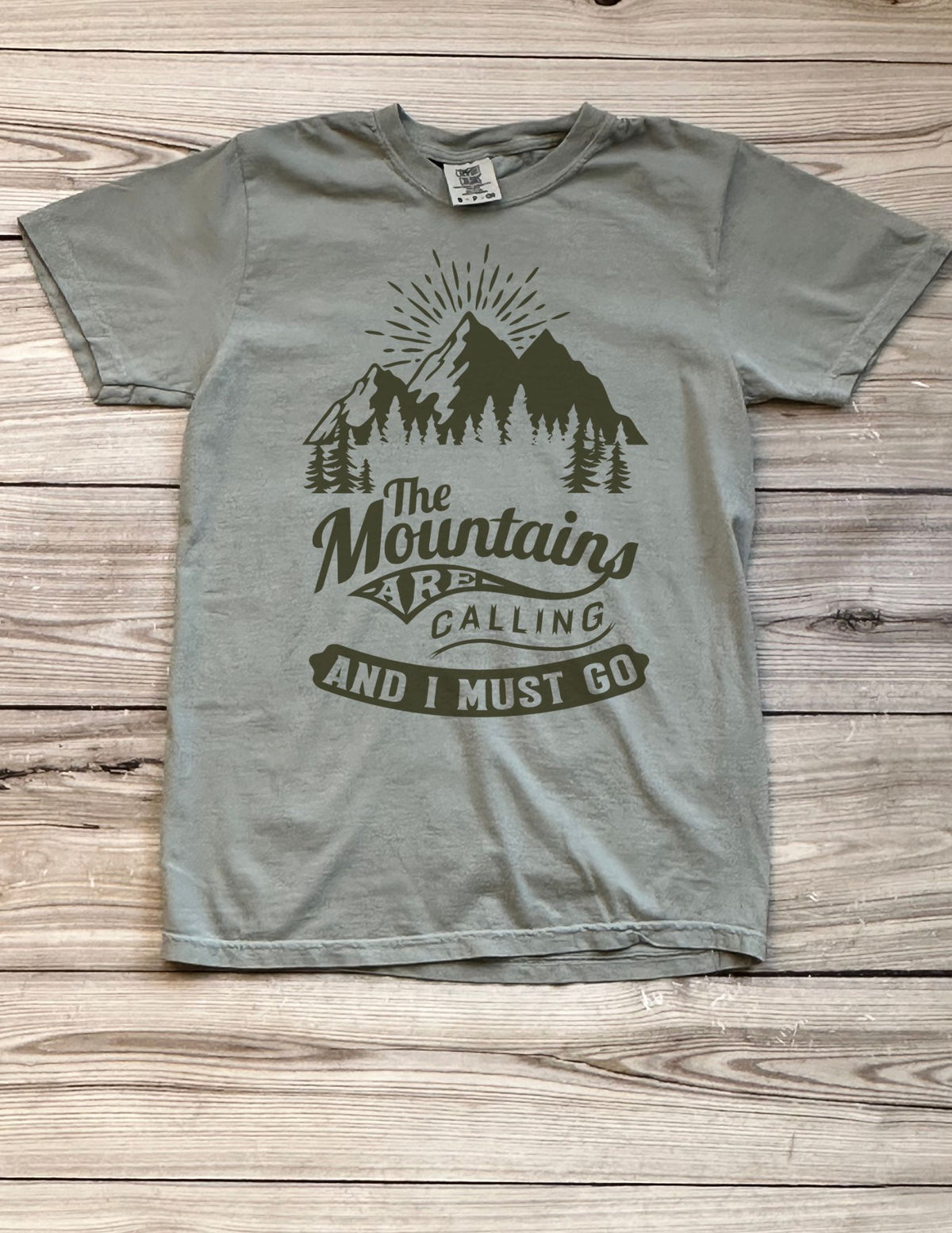 Mountains are Calling and I Must Go (Bold) Tee