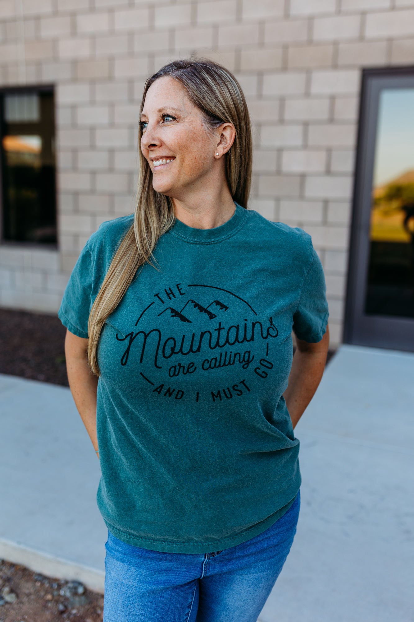 Mountains are Calling and I Must Go (Simple) Tee