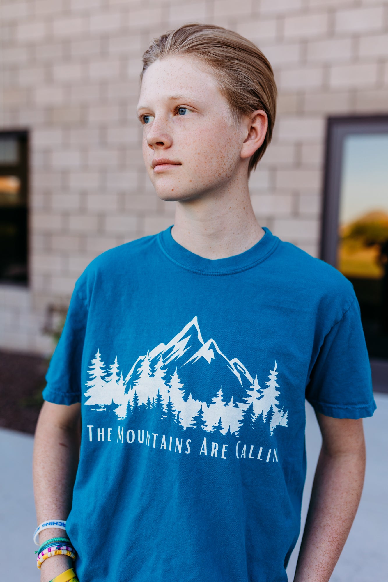 Mountains Are Calling (Trees) Tee