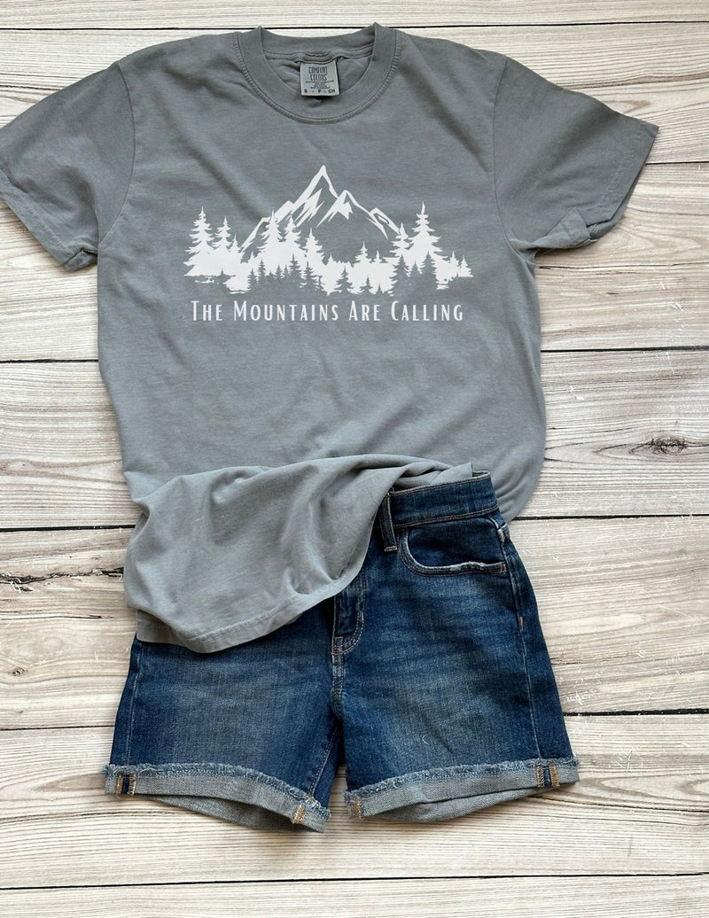 Mountains Are Calling (Trees) Tee