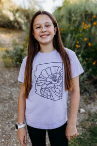 Cactus Flower Kids Tee