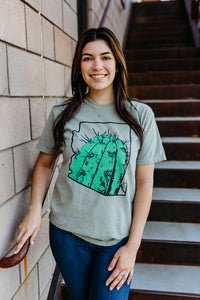 Green Cactus Tee