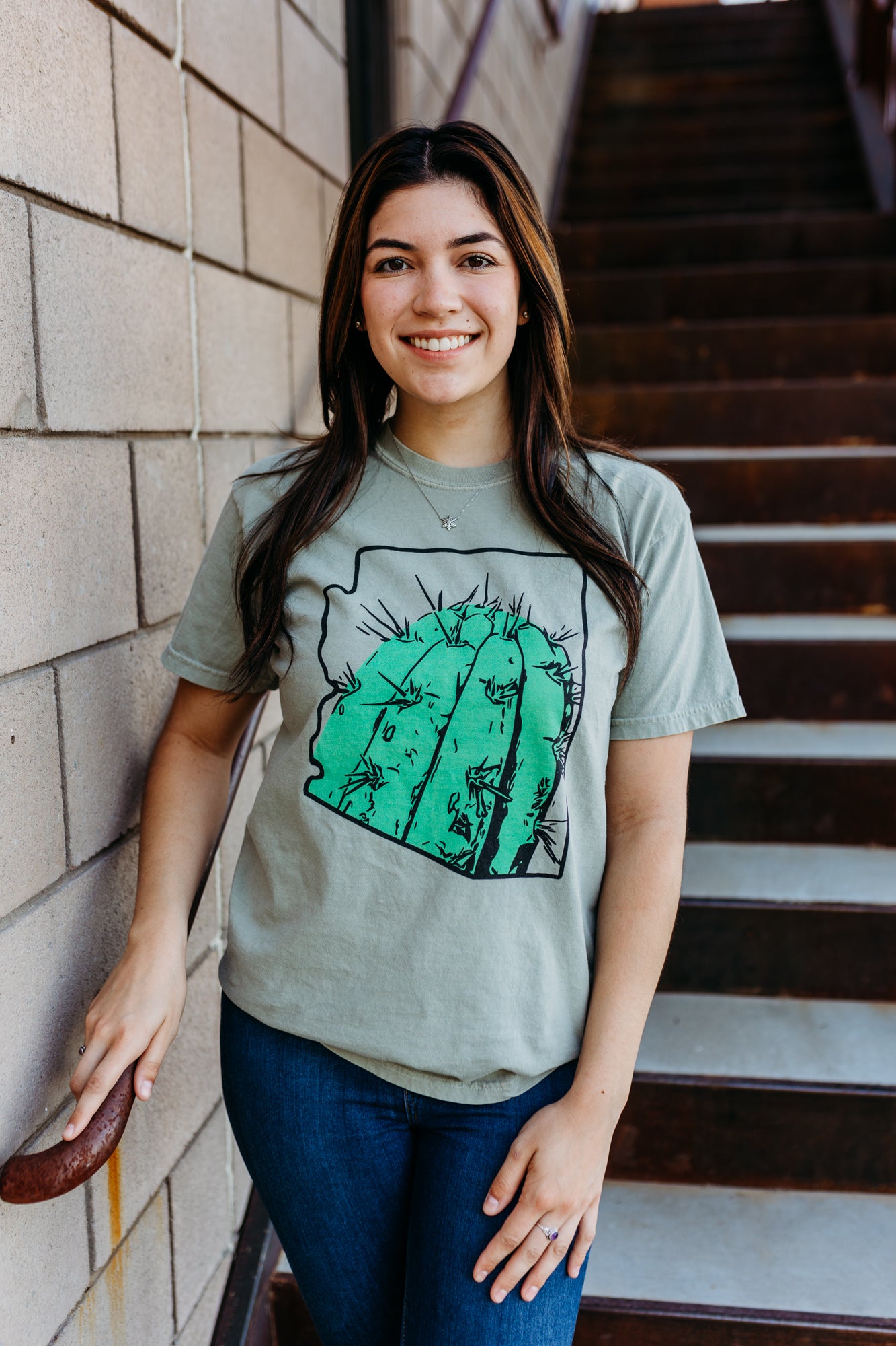 Green Cactus Tee