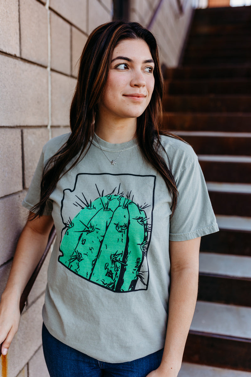 Green Cactus Tee