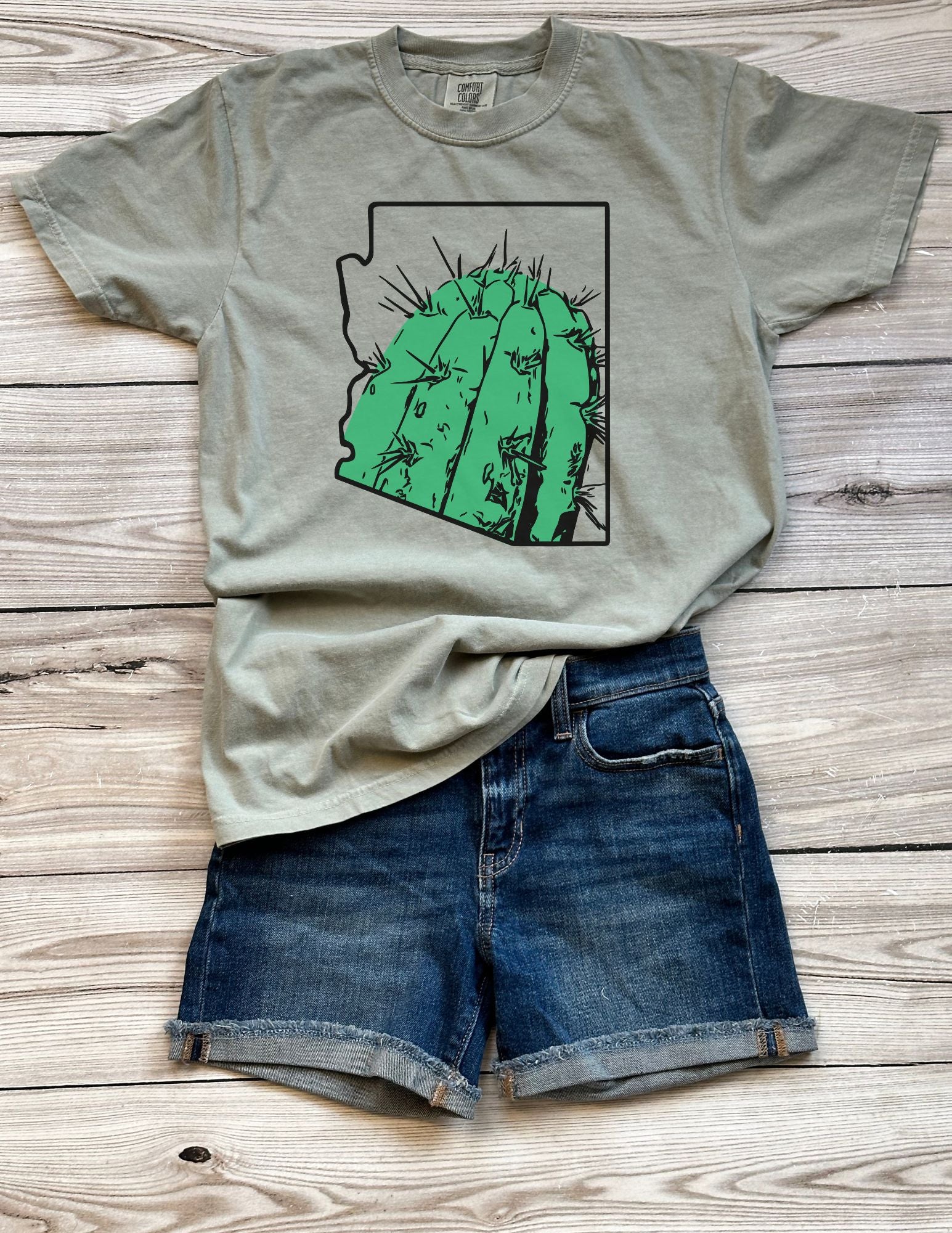 Green Cactus Tee