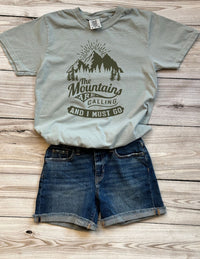 Mountains are Calling and I Must Go (Bold) Tee