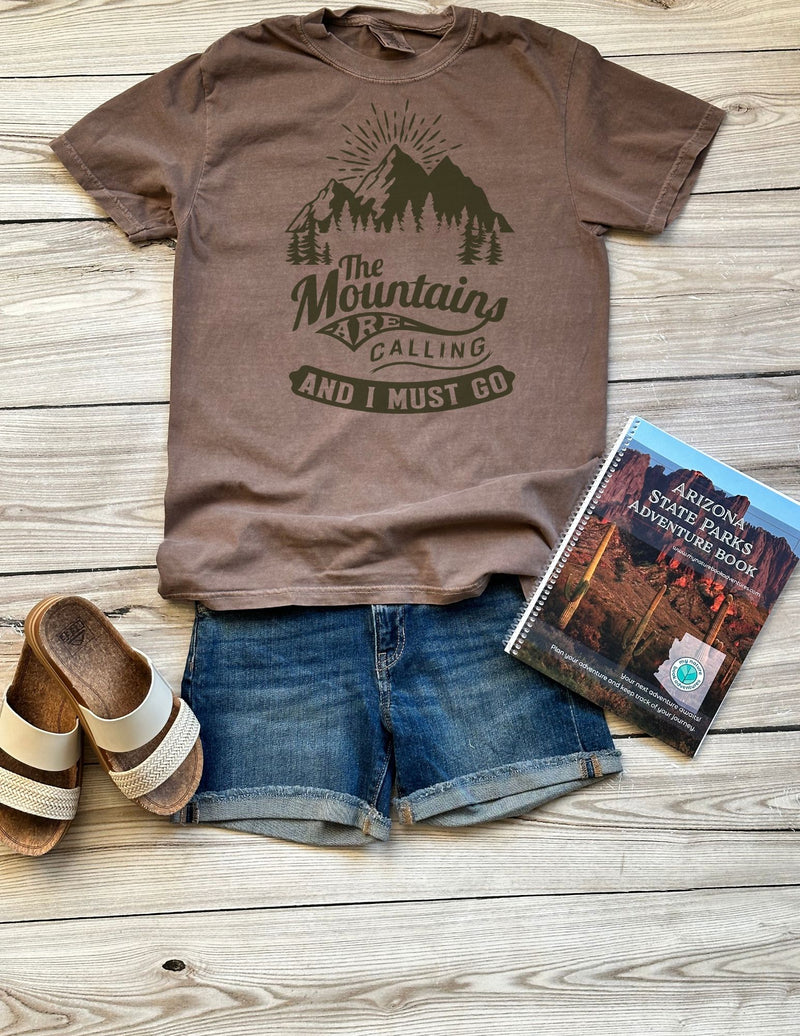 Mountains are Calling and I Must Go (Bold) Tee